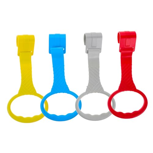 GALPADA 4 Stück Teiliges Babyringe zum Hochziehen Multifunktionale Standrings für Kinderbett und Gehübungen für Kleinkinder Balance und Koordination aus Sicherem von GALPADA