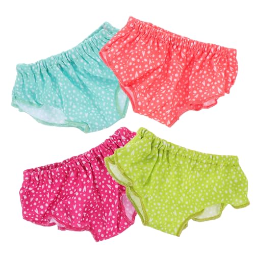 GALPADA 4 Stück Teiliges Bunte Puppenunterhosen aus Weichem Material Klassische Puppenunterwäsche für Puppen Leicht Anzuziehen für Puppenkleidung und DIY Spielspaß mit Familie GALPADA 4 Stück Teiliges Bunte Puppenunterhosen aus Weichem Material Klassische Puppenunterwäsche für Puppen Leicht Anzuziehen für Puppenkleidung und DIY Spielspaß mit Familie von GALPADA