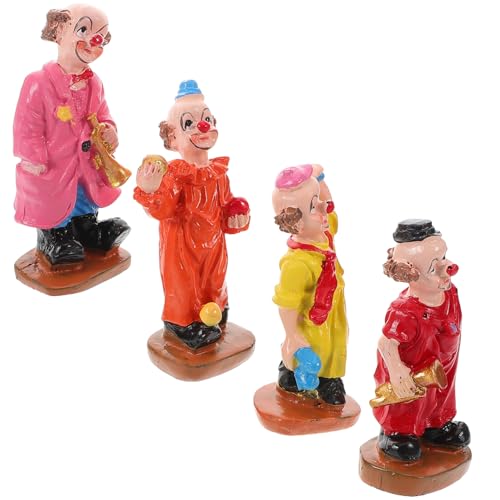 GALPADA 4 Stück Teiliges Clown Figuren Sandtable Dekoration Handgefertigt Lebendige Farben Vielseitig als Schreibtisch und Landschaftsschmuck Geeignet GALPADA 4 Stück Teiliges Clown Figuren Sandtable Dekoration Handgefertigt Lebendige Farben Vielseitig als Schreibtisch und Landschaftsschmuck Geeignet von GALPADA
