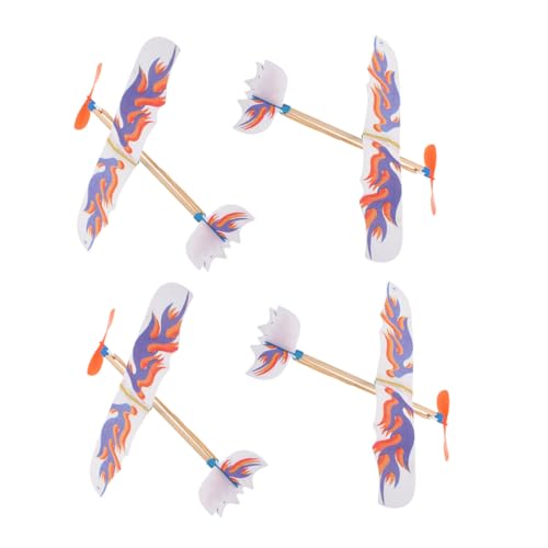 GALPADA 4 Stück Teiliges Gummibandflugzeug DIY Segelflugzeug Bausatz aus Robustem Schaumstoff Buntes Gummibandantrieb Flugspielzeug für Drinnen und Draußen Kreatives Lernspielzeug für GALPADA 4 Stück Teiliges Gummibandflugzeug DIY Segelflugzeug Bausatz aus Robustem Schaumstoff Buntes Gummibandantrieb Flugspielzeug für Drinnen und Draußen Kreatives Lernspielzeug für von GALPADA