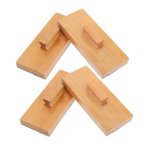 GALPADA 4 Stück Teiliges Holz Sandblock mit Ergonomischem Griff für Leichtes Percussion Instrument Rhythmus Hand Auge Koordination und Musikalischer Früherziehung bei Kleinkindern GALPADA 4 Stück Teiliges Holz Sandblock mit Ergonomischem Griff für Leichtes Percussion Instrument Rhythmus Hand Auge Koordination und Musikalischer Früherziehung bei Kleinkindern von GALPADA