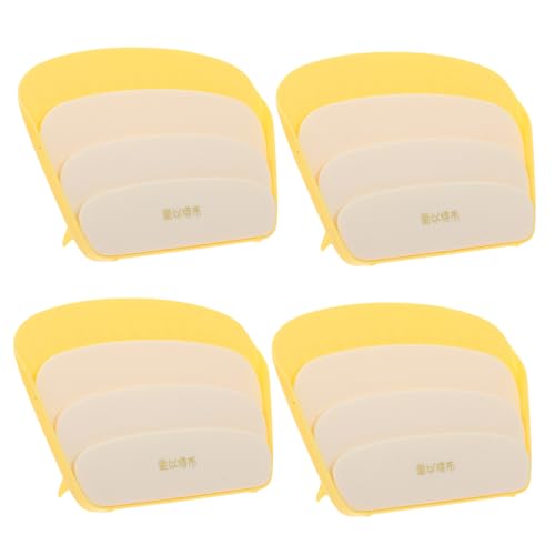 GALPADA 4 Stück Teiliges Kartenhalter aus Stabilem Kunststoff Praktischer Spielkartenständer für Erwachsene und Senioren Freihändiges Design für Bequemes Halten und Vielseitig Einsetzbar von GALPADA