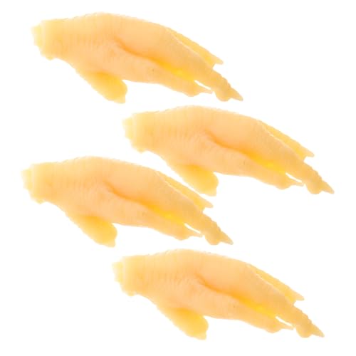 GALPADA 4 Stück Teiliges Künstliche Hühnerfüße Lebensnahes Food Prop Modell für Hotelplatten Vielseitig Einsetzbar Realistische Dekoration GALPADA 4 Stück Teiliges Künstliche Hühnerfüße Lebensnahes Food Prop Modell für Hotelplatten Vielseitig Einsetzbar Realistische Dekoration von GALPADA