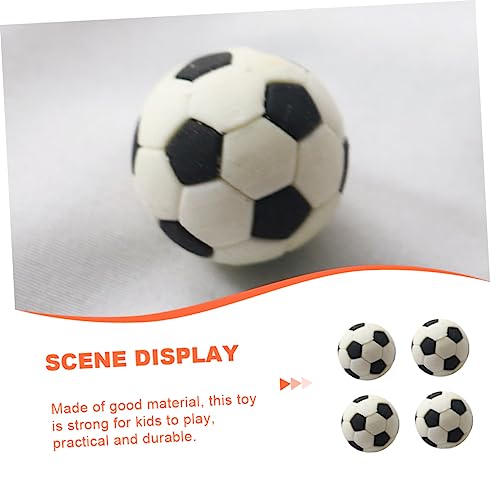 GALPADA 4 Stück Teiliges Miniatur Fußballset Realistische Mini Fußball Deko für Puppenhaus Leichte DIY Sportmodelle Kindgerechtes Kreativität und Hand Auge Koordination GALPADA 4 Stück Teiliges Miniatur Fußballset Realistische Mini Fußball Deko für Puppenhaus Leichte DIY Sportmodelle Kindgerechtes Kreativität und Hand Auge Koordination von GALPADA
