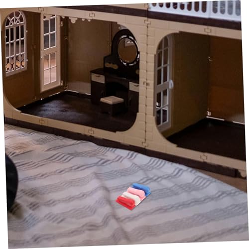 GALPADA 4 Stück Teiliges Miniatur Heftgerät aus Langlebigem Pla Kompakt und Realistisch Puppenhaus Zubehör für Detailreiche Dekoration und Bastelprojekte Weiß Blau von GALPADA