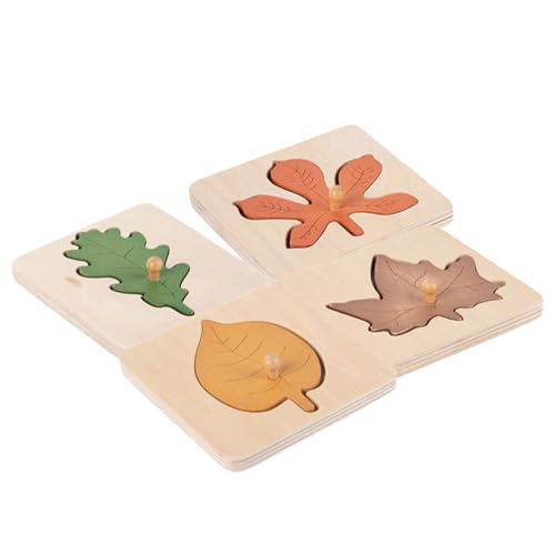 GALPADA 4 Stück Teiliges Montessori Holzpuzzle Lernspielzeug Formenerkennung Kognitives Steckspielzeug Ab Jahr für Kleinkinder zur Feinmotorik und Eltern Junge Mädchen interaktion GALPADA 4 Stück Teiliges Montessori Holzpuzzle Lernspielzeug Formenerkennung Kognitives Steckspielzeug Ab Jahr für Kleinkinder zur Feinmotorik und Eltern Junge Mädchen interaktion von GALPADA