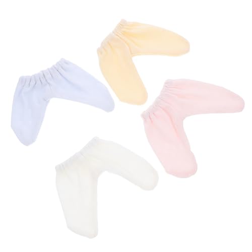GALPADA 4 Stück Teiliges Puppenbekleidungsset Austauschbare Hosen für Puppen aus Weichem Material Weiß Gelb Blau Vielseitige Puppenmode für Kreative Spielszenarien von GALPADA