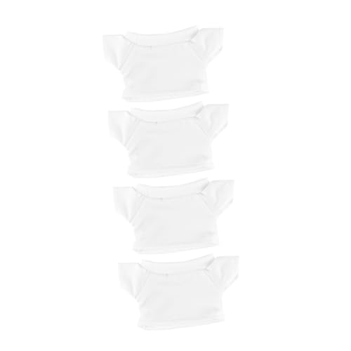 GALPADA 4 Stück Teiliges Puppenkostüm T-Shirt für Kleine Plüschbären Weiche Baumwoll-t-Shirts Wiederverwendbare Puppenkleidung Einfach Anzuziehen Modisch und Vielseitig für DIY-deko GALPADA 4 Stück Teiliges Puppenkostüm T-Shirt für Kleine Plüschbären Weiche Baumwoll-t-Shirts Wiederverwendbare Puppenkleidung Einfach Anzuziehen Modisch und Vielseitig für DIY-deko von GALPADA