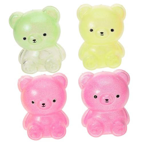 GALPADA 4 Stück Teiliges Stressabbau Bär Quetschspielzeug Elastisches Dehnbares Stress Toy Bunte Cartoon Figuren als Geburtstags Partygeschenk für Büro Zuhause Schule GALPADA 4 Stück Teiliges Stressabbau Bär Quetschspielzeug Elastisches Dehnbares Stress Toy Bunte Cartoon Figuren als Geburtstags Partygeschenk für Büro Zuhause Schule von GALPADA