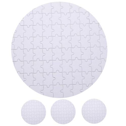 GALPADA 4 Stück Teiliges Wärmetransfer Puzzle Leere Sublimations Puzzles für Designs für Kreative und Personalisierte Erinnerungen von GALPADA