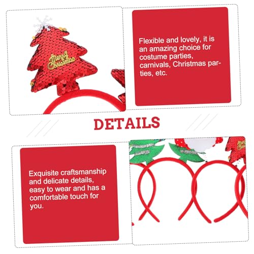 GALPADA 4 Stück Teiliges Weihnachts Stirnband mit Rentier und Weihnachtsmannmotiven Bunte Xmas Haarreifen für Festliche Kopfbedeckung für Weihnachtsfeiern und Partydekoration GALPADA 4 Stück Teiliges Weihnachts Stirnband mit Rentier und Weihnachtsmannmotiven Bunte Xmas Haarreifen für Festliche Kopfbedeckung für Weihnachtsfeiern und Partydekoration von GALPADA