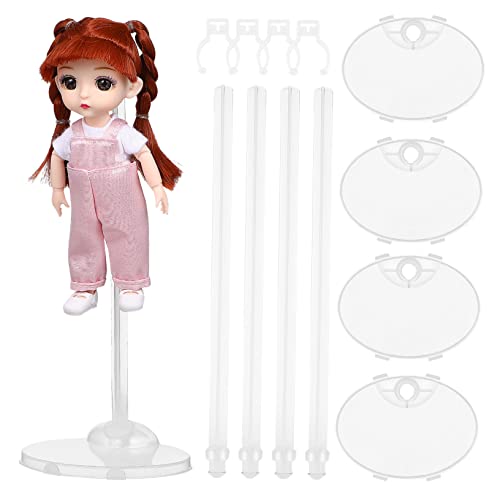 GALPADA 4 Stück Transparente Puppenständer Klare Halter für Actionfiguren und Puppen Einfache Installation für Sammler und Schaufensterdekoration für Aufbewahrung und Präsentation GALPADA 4 Stück Transparente Puppenständer Klare Halter für Actionfiguren und Puppen Einfache Installation für Sammler und Schaufensterdekoration für Aufbewahrung und Präsentation von GALPADA