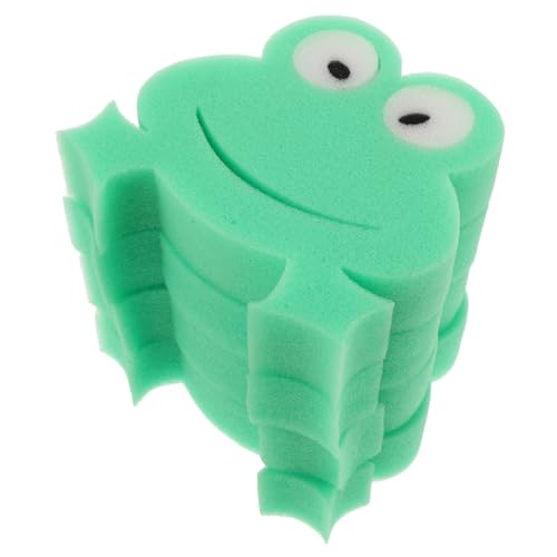 GALPADA 4 Stück Weiche Schwämme Frosch Design für Kleinkinder Sanfte Reinigungsschwämme für Entspannendes Bad für Eltern Junge Mädchen Bindung Hellgrün GALPADA 4 Stück Weiche Schwämme Frosch Design für Kleinkinder Sanfte Reinigungsschwämme für Entspannendes Bad für Eltern Junge Mädchen Bindung Hellgrün von GALPADA