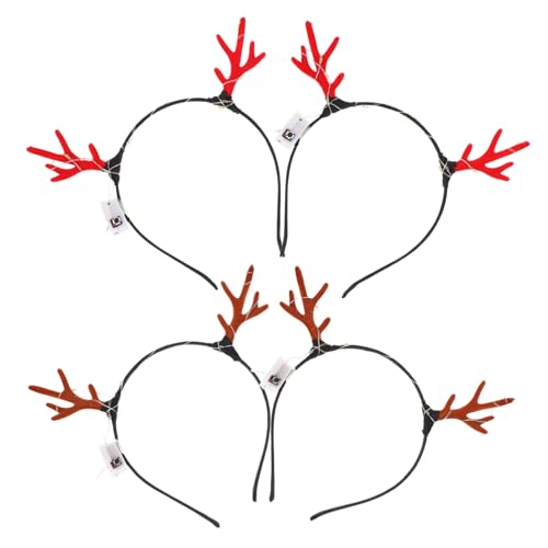 GALPADA 4 Stück Weihnachts Haarschmuck Leuchtende Rentier Geweih Haarbänder Party Kostüm Accessoire für Erwachsene Festliche Stirnbänder mit Niedlichen Details Rutschfest und Langlebig GALPADA 4 Stück Weihnachts Haarschmuck Leuchtende Rentier Geweih Haarbänder Party Kostüm Accessoire für Erwachsene Festliche Stirnbänder mit Niedlichen Details Rutschfest und Langlebig von GALPADA