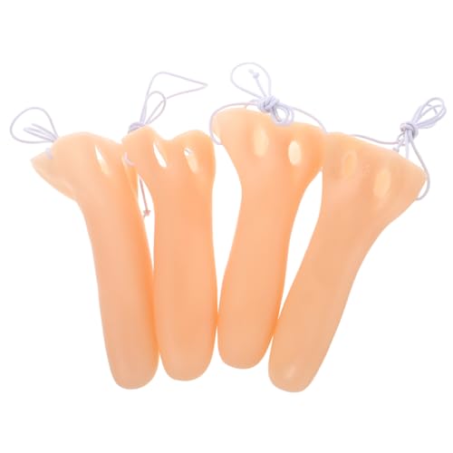 GALPADA 4 Stück Wiederverwendbare Vinyl Lange Falsche Nasen Party Requisiten mit Elastischem Band Realistische Halloween Cosplay Zubehör Langlebig Waschbar und Bequem für Erwachsene GALPADA 4 Stück Wiederverwendbare Vinyl Lange Falsche Nasen Party Requisiten mit Elastischem Band Realistische Halloween Cosplay Zubehör Langlebig Waschbar und Bequem für Erwachsene von GALPADA