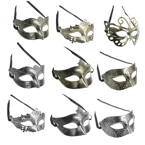 GALPADA 40 Stück Antike Maske Maske Schwarz Gesicht Maskerade-maske Masse Außerirdische Kostümmaske Maskerade-maske Für Frauen Kostüm Maskerademaske Cosplay-maske Plastik GALPADA 40 Stück Antike Maske Maske Schwarz Gesicht Maskerade-maske Masse Außerirdische Kostümmaske Maskerade-maske Für Frauen Kostüm Maskerademaske Cosplay-maske Plastik von GALPADA