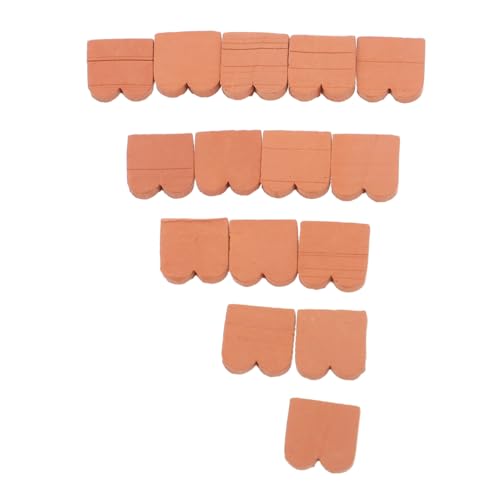 GALPADA 40 Stück Puppenhausfliesen Dekorsteine ​​Für Den Garten Mini Steine ​​Zum Basteln Landschaftsbau Zubehör Puppen Bausteine Miniatur Ziegel DIY Sandtisch Ziegelmodelle von GALPADA