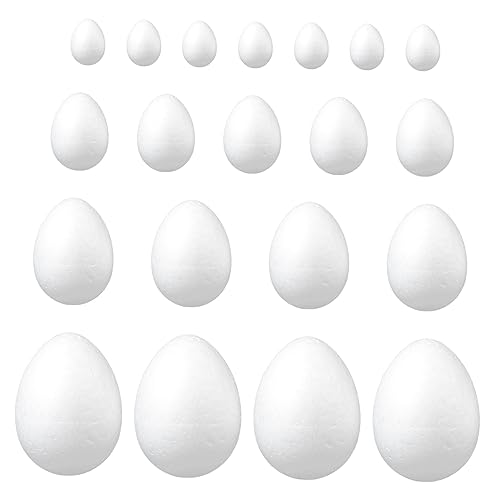 GALPADA 45 Stück Osterspielzeugmaterialien Eierspielzeug geformt Party gefälscht Fälschung klein groß Simulation Ostereier Eier aufschäumen Eier selber Machen handgemalte Eier Schaum Weiß GALPADA 45 Stück Osterspielzeugmaterialien Eierspielzeug geformt Party gefälscht Fälschung klein groß Simulation Ostereier Eier aufschäumen Eier selber Machen handgemalte Eier Schaum Weiß von GALPADA