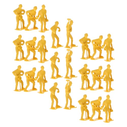 GALPADA 45 Stück Teiliges Set Miniatur Bauarbeiter Figuren Kunststoff Modell für Szenenlayout und Mikro Landschaft Dekoration Detailgetreu Realistisch Gestaltet für Modellbaufans GALPADA 45 Stück Teiliges Set Miniatur Bauarbeiter Figuren Kunststoff Modell für Szenenlayout und Mikro Landschaft Dekoration Detailgetreu Realistisch Gestaltet für Modellbaufans von GALPADA