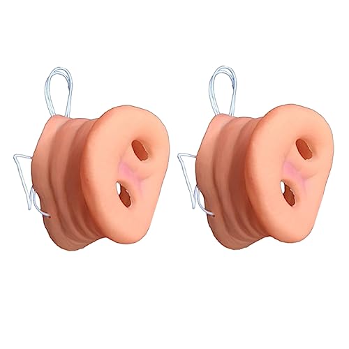 GALPADA 4Stücke Cosplay Schweinsnase mit Gummiband Tiernasenmaske für Erwachsene für Halloween Themenpartys Langlebig Leicht von GALPADA
