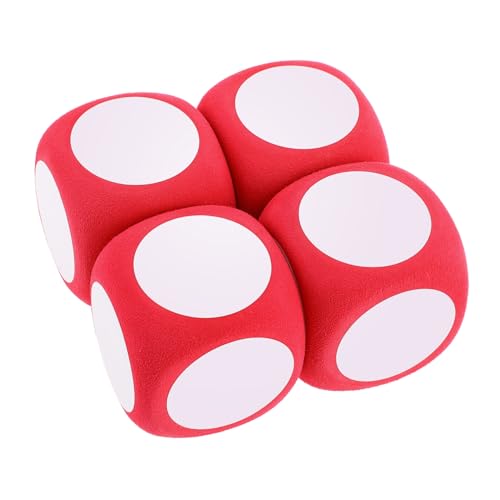 GALPADA 4Stücke DIY Spielwürfel Leere Schaumstoffwürfel Abwischbare Für Klassenzimmer Und Spiele Dekorative Für Kreative Projekte Leicht Und Transportabel von GALPADA