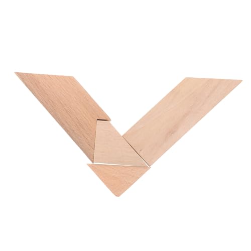 GALPADA 4Stücke Förmige Holzpuzzle für Kreative Denksportaufgaben Geometrische Spielblöcke Montessori Lernspielzeug Fördert Kreativität und Fantasie Khaki GALPADA 4Stücke Förmige Holzpuzzle für Kreative Denksportaufgaben Geometrische Spielblöcke Montessori Lernspielzeug Fördert Kreativität und Fantasie Khaki von GALPADA