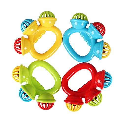 GALPADA 4Stücke Handglocken Pädagogisches für Junge Mädchen und Kleinkinder Musikinstrument Kreativität und Rhythmusentwicklung Zufällige Farben GALPADA 4Stücke Handglocken Pädagogisches für Junge Mädchen und Kleinkinder Musikinstrument Kreativität und Rhythmusentwicklung Zufällige Farben von GALPADA