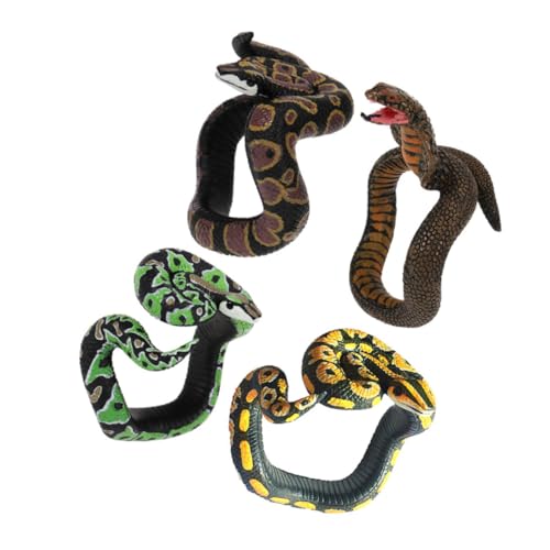 GALPADA 4Stücke Kreatives Schlangenspielzeug Künstliche Schlangenarmbänder für Partys Halloween und Pranks Langlebig und Vielseitig Einsetzbar für Kostümpartys und Unterricht GALPADA 4Stücke Kreatives Schlangenspielzeug Künstliche Schlangenarmbänder für Partys Halloween und Pranks Langlebig und Vielseitig Einsetzbar für Kostümpartys und Unterricht von GALPADA