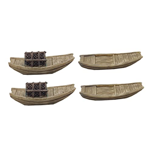 GALPADA 4stücke Miniatur Boot Modelle Für Mikrolandschaft Dekoration Realistische Und Fischerboot Figuren Bonsai Und Garten Deko GALPADA 4stücke Miniatur Boot Modelle Für Mikrolandschaft Dekoration Realistische Und Fischerboot Figuren Bonsai Und Garten Deko von GALPADA