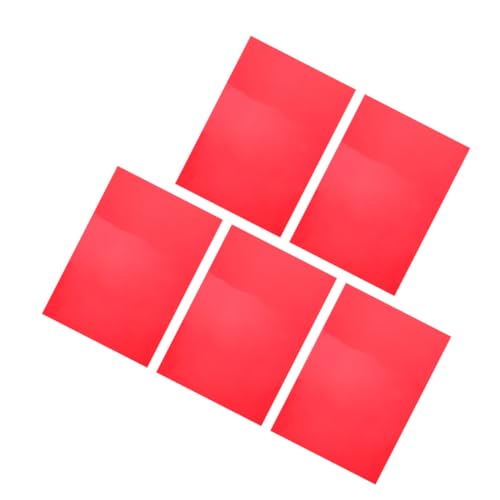 GALPADA 5 Blätter Teiliges Farbige PVC Lichtfilter Folien für Fotografie und Bühnenlicht Transparente Farbfolien zur Lichtkorrektur Vielseitige Farbgels für Film Video und von GALPADA