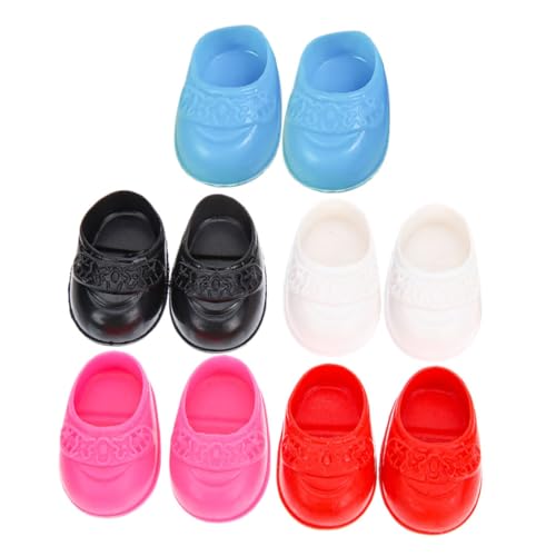 GALPADA 5 Paare Mini Puppenschuhe Flache Schuhe für Puppen Miniatur Haus Zubehör Bunte Muster Rot Rosa Blau Niedliche Mini Schuhe für Puppenhaus Dekoration GALPADA 5 Paare Mini Puppenschuhe Flache Schuhe für Puppen Miniatur Haus Zubehör Bunte Muster Rot Rosa Blau Niedliche Mini Schuhe für Puppenhaus Dekoration von GALPADA