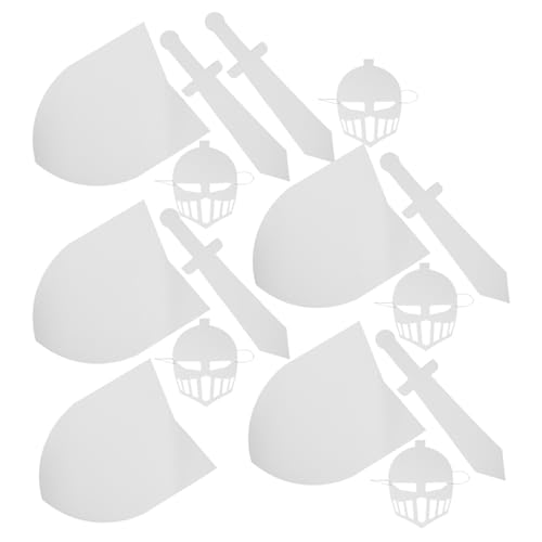 GALPADA 5 Sätze DIY Mittelalterliche Ritter Schild Maske Bastelset Leichtes Karton Kostüm Zubehör für Halloween Rollenspiele und Kreative Partyaktivitäten GALPADA 5 Sätze DIY Mittelalterliche Ritter Schild Maske Bastelset Leichtes Karton Kostüm Zubehör für Halloween Rollenspiele und Kreative Partyaktivitäten von GALPADA