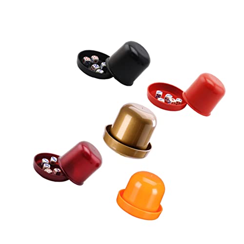 GALPADA 5 Sätze Würfel Würfelbecher Spiel Würfelstapelbecher Tasse Würfel Rechts Farbwürfelbecher Würfelhalter Plastikwürfel Tasse Bar Würfelbecher Würfeltablett Würfelbehälter GALPADA 5 Sätze Würfel Würfelbecher Spiel Würfelstapelbecher Tasse Würfel Rechts Farbwürfelbecher Würfelhalter Plastikwürfel Tasse Bar Würfelbecher Würfeltablett Würfelbehälter von GALPADA