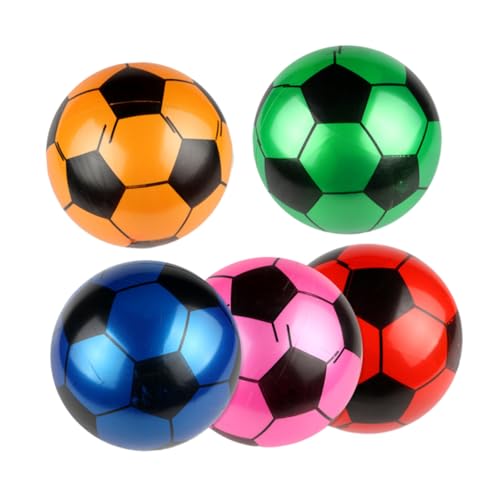 GALPADA 5 Stück Aufblasbare Bälle Interaktives Outdoor Sportspielzeug Weiche PVC Fußballspielzeuge Springende Gummibälle für Geeignet für Drinnen und Draußen Farben Zufällige Farbe GALPADA 5 Stück Aufblasbare Bälle Interaktives Outdoor Sportspielzeug Weiche PVC Fußballspielzeuge Springende Gummibälle für Geeignet für Drinnen und Draußen Farben Zufällige Farbe von GALPADA