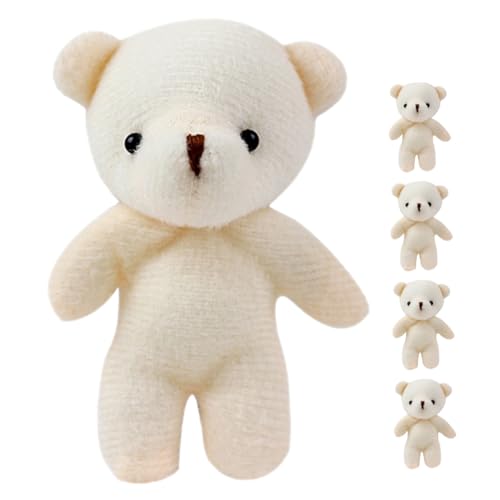 GALPADA 5 Stück Bärenanhänger ausgestopfter Kleiner Bär Bärenspielzeug für DIY-Schlüsselanhänger Hängendes Mini-Bär- Bärenverzierung Valentinstag Partygeschenke Bär Figur Stoff Beige GALPADA 5 Stück Bärenanhänger ausgestopfter Kleiner Bär Bärenspielzeug für DIY-Schlüsselanhänger Hängendes Mini-Bär- Bärenverzierung Valentinstag Partygeschenke Bär Figur Stoff Beige von GALPADA