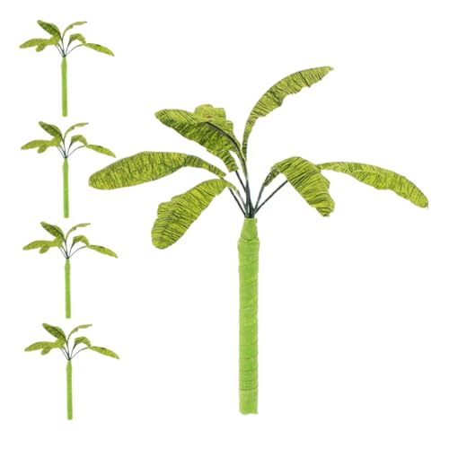 GALPADA 5 Stück Bananenbaum für Sandtisch Dekorationen Realistische Pflanzen für Mikro Landschaften Puppenhaus und Bastelprojekte GALPADA 5 Stück Bananenbaum für Sandtisch Dekorationen Realistische Pflanzen für Mikro Landschaften Puppenhaus und Bastelprojekte von GALPADA