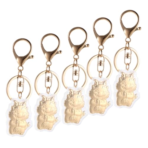 GALPADA 5 Stück Chinesische Drachen Schlüsselanhänger aus und Metall Leichte Taschen und Schlüsseldeko Stilvolle Dragon Charms mit Feiner Verarbeitung Langlebig und Kompakt für Alltag und GALPADA 5 Stück Chinesische Drachen Schlüsselanhänger aus und Metall Leichte Taschen und Schlüsseldeko Stilvolle Dragon Charms mit Feiner Verarbeitung Langlebig und Kompakt für Alltag und von GALPADA