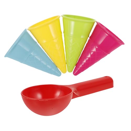 GALPADA 5 Stück Eisschaufelspielzeug sandspielzeug strandspielzeug Beach Toys for Sand Sand-Eistüten Strandspielzeug aus Eisspielzeug Eistütenspielzeug von GALPADA
