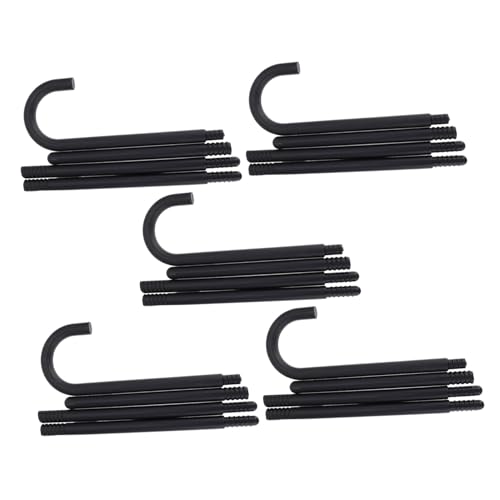 GALPADA 5 Stück Magische Krücke Requisiten Cosplay Cane Knopf Zauberer Kostüm Tanzstock Gehstock Verkleiden Zuckerrohr Krückenstütze Cosplay Rohrstock Stütze Schwarz Plastik von GALPADA