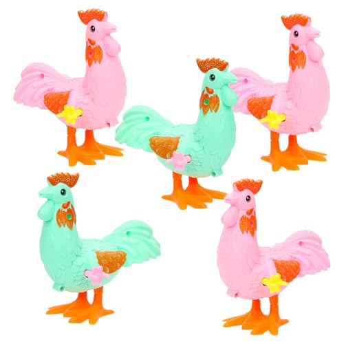 GALPADA 5 Stück Teiliges Aufziehspielzeug Kleine Hühner Figuren Interaktives Tier Für Kreatives Party Geschenk Mit Lustigem Design Und Bunter Farbverteilung Zufällige Zufällige Farbe GALPADA 5 Stück Teiliges Aufziehspielzeug Kleine Hühner Figuren Interaktives Tier Für Kreatives Party Geschenk Mit Lustigem Design Und Bunter Farbverteilung Zufällige Zufällige Farbe von GALPADA