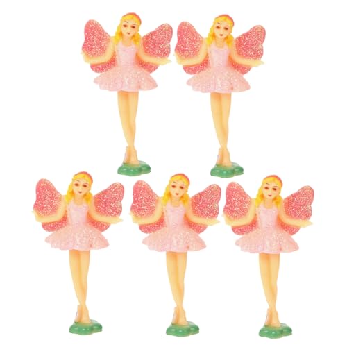 GALPADA 5 Stück Teiliges Balletttänzer Puppe Dekoration für Spieluhr mit Drehbarer Tanzender Ballerina Zauberhafte Puppen für Musikbox Zubehör Geschenkidee von GALPADA