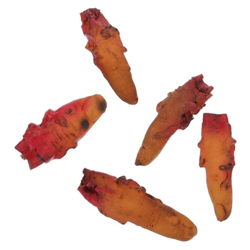 GALPADA 5 Stück Teiliges Halloween Horror Finger aus Vinyl Blutige Bewegliche Gruselfinger als Haunted House Deko Leichte Sichere Requisiten für Spukhaus Horrorpartys Zombie-Cosplay und GALPADA 5 Stück Teiliges Halloween Horror Finger aus Vinyl Blutige Bewegliche Gruselfinger als Haunted House Deko Leichte Sichere Requisiten für Spukhaus Horrorpartys Zombie-Cosplay und von GALPADA