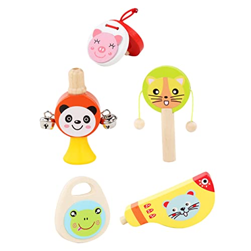 GALPADA 5 Stück Teiliges Holz Percussion für Lustige Musikinstrumente zur Frühkindlichen Kindgerecht Gestaltet für Spielerisches Lernen und Musikalische Entwicklung GALPADA 5 Stück Teiliges Holz Percussion für Lustige Musikinstrumente zur Frühkindlichen Kindgerecht Gestaltet für Spielerisches Lernen und Musikalische Entwicklung von GALPADA