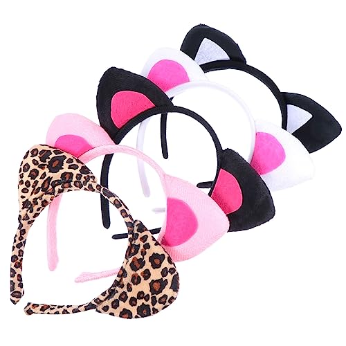GALPADA 5 Stück Teiliges Katzenohren Haarband Cartoon Tier Stirnband für Erwachsene Süßes Bequemes Katzenkostüm Zubehör für Karneval Halloween Make up Party GALPADA 5 Stück Teiliges Katzenohren Haarband Cartoon Tier Stirnband für Erwachsene Süßes Bequemes Katzenkostüm Zubehör für Karneval Halloween Make up Party von GALPADA