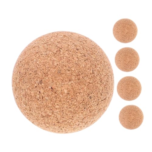 GALPADA 5 Stück Teiliges Kork Tischfußballbälle mit Glatter Oberfläche Langlebig für Indoor Kickertisch Spiele Geeignet für Freizeit und Turnierspaß von GALPADA