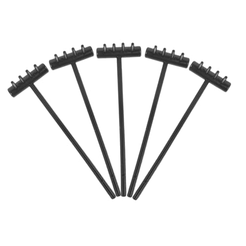 GALPADA 5 Stück Teiliges Mini Sandharken aus Kunststoff Kompakt und Praktisch für Sandkästen und Desktop Garten Vielseitig Einsetzbar zum Kreativen Sandspiel und Gestaltung Kleiner von GALPADA