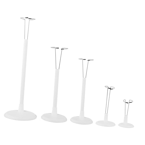 GALPADA 5 Stück Teiliges Puppenständer Verstellbare Figurhalter aus Stabilem und Minimalistisches Design Vielseitig Einsetzbar für Verschiedene Puppengrößen für Sammler und Display von GALPADA