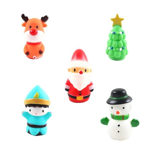 GALPADA 5 Stück Teiliges Weihnachts-fingerpuppen Vinyl Leichte Mini-fingerpuppen für Pädagogisches Kommunikation und Eltern-Junge Mädchen-bindung Zufälliger Stil GALPADA 5 Stück Teiliges Weihnachts-fingerpuppen Vinyl Leichte Mini-fingerpuppen für Pädagogisches Kommunikation und Eltern-Junge Mädchen-bindung Zufälliger Stil von GALPADA