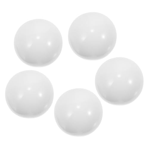 GALPADA 5 Stück Weiße Drehkugeln für Tischspiel Rad Bar Wheel Beads für Party Spiel Zubehör von GALPADA