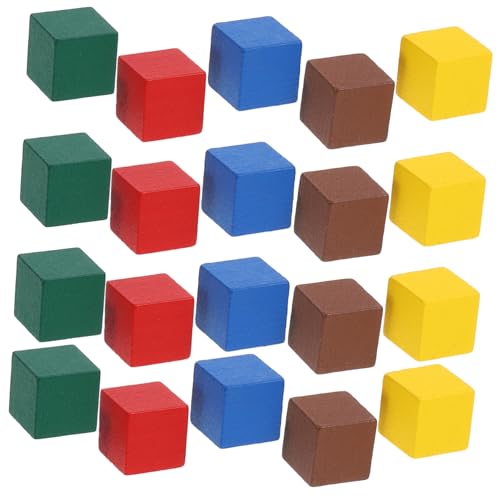 GALPADA 50 Stück Holz Schachfiguren für Brettspiele Bunte Fliegende Schachspiel Marken für Interaktive Spiele und Freizeitaktivitäten Würfel Rot Gelb Karamell Grün und Blau GALPADA 50 Stück Holz Schachfiguren für Brettspiele Bunte Fliegende Schachspiel Marken für Interaktive Spiele und Freizeitaktivitäten Würfel Rot Gelb Karamell Grün und Blau von GALPADA